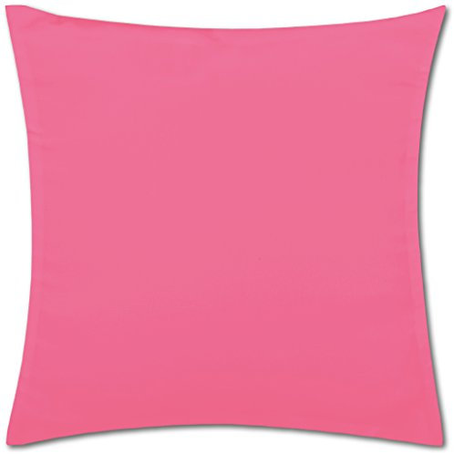 Bestlivings Kissenbezug Pink (45x45 cm) mit verdecktem Reißverschluss - viele Größen und Farben