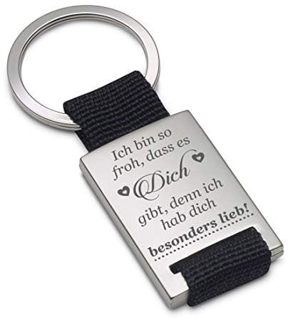 Lieblingsmensch Schlüsselanhänger Modell: Ich bin so froh - Textil