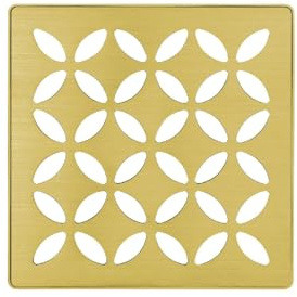 Kerdi-Drain Floral BRSH CLSS GLD (gebürstetes klassisches Gold)
