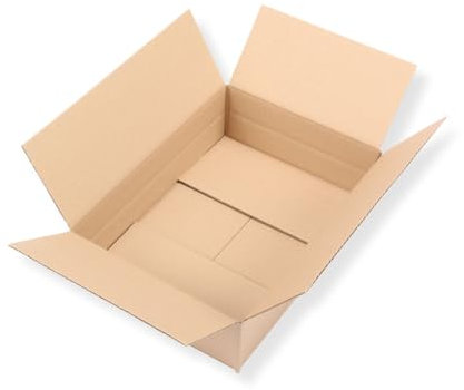 10 St. Post Päckchen Versandkarton 350 x 250 x 100 Größe S Faltschachtel Transportkiste Faltkarton Packsetkarton