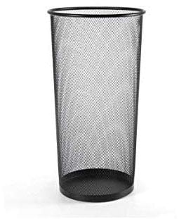 GICOS IMPORT EXPORT SRL Porta ombrelli in metallo nero trafotato tondo shabby chic 26 * 50 cm portaombrelli NAD-797378
