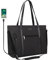 Sac pour ordinateur portable pour femme de 17,3 - Grand sac fourre-tout de travail imperméable - Sac pour enseignant avec port de charge USB - Sac fourre-tout en nylon - Sac à bandoulière (43,9 cm,