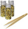 Surakey 3 Flaschen Essbare Blattgold Flocken, 24 Karat Gold Flocken Essbare zum Basteln Lebensmittel Dekorfolie Papier Küche Mousse Kuchen Backen Gebäck Kunsthandwerk Decor (Hergeben Pinzette)