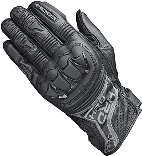 Held Motorradhandschuhe lang Motorrad Handschuh Kakuda Handschuh schwarz 8, Herren, Sportler, Ganzjährig, Leder