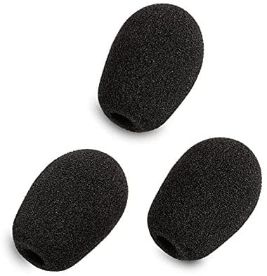 LEFXMOPHY Blackshark Pop Filter Replacement for Razer BlackShark V2 / V2 Pro / V2 X/Kaira Pro Gaming Headset Microphone Windscreen Mic Foam Cover, 3-Pack
