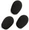 LEFXMOPHY Blackshark Pop Filter Replacement for Razer BlackShark V2 / V2 Pro / V2 X/Kaira Pro Gaming Headset Microphone Windscreen Mic Foam Cover, 3-Pack