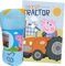 Peppa Pig Fleecedecke 100x140cm mit George Wutz und Traktor