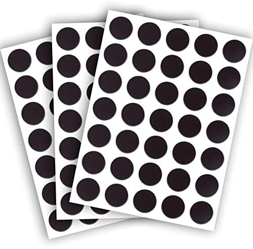 105 Stück 20mm Rund Magnete Selbstklebend Stark Magnetplättchen Selbstkleben Magnetband Selbstklebend Magnete Zum Kleben für Büro Schule Hause