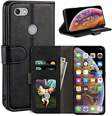 MILEGAO Schutzhülle für TP-Link Neffos C9A, magnetisch, PU-Leder, Brieftaschen-Stil, Business-Handyhülle, modische Klapphülle mit Kartenfach und Ständer, für TP-Link Neffos C9A 13,8 cm (5,4 Zoll),