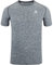 Odlo Herren T-Shirt Crew Neck Shortsleeve Essential Seamless Laufbekleidung Laufshirt Grey Melange - Grau XXL