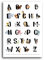 SellerRocket ABC Poster für Kinder – Das gesamte Alphabet in Buchstaben (Großbuchstaben) als praktisches Lernposter – Buchstabenplakat zum Lernen für die Grundschule – DIN A2 (42 × 59,4 cm)