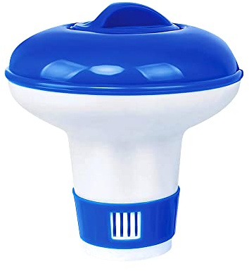 1ABOVE Chlorin Tablets Dispenser for Hot Tub Swimming Pool Spa, Floating Pool Tablet Holder- 5 Inch (13cm) (1 PACK)