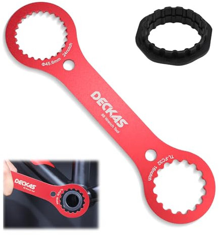 Waofzzn BB-Schraubenschlüssel, Centerlock Werkzeug Tretlagerschlüssel Fahrrad Innenlager Werkzeug Tretlager Entferner für Dub/Tl-Fc32 / Tl-Fc25 / Tl-Fc24
