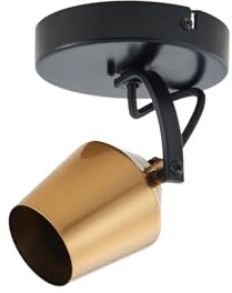 Lindby Strahler Sylveria (Modern) in Gold/Messing aus Metall (1 flammig, GU10) - Deckenlampe Deckenleuchte Lampe Spot Wohnzimmerleuchte