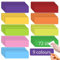 72 Pezzi Etichette magnetiche scrivibili, 30 x 80mm Etichetta Magnetica Porta Magneti Colorati Strisce Magnetiche per Lavagna Bianca Frigorifero Armadio in Metallo 9 Colori
