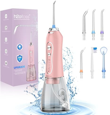 h2ofloss Oral Healthy Irrigator Pink plushhook