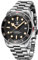 Pagani Design 1671 Herren Automatik Mechanische Uhren NH35A Selbstaufzug Uhrwerk Edelstahl 100m Wasserdicht Leuchtende Mode Business Armbanduhr Datum, Schwarz