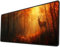 Gaming Tapis de Souris XXL 1000x400x3mm Tapis Souris Cerf élaphe Tapis de Souris Gaming Accessoire avec Base en Caoutchouc Antidérapant Surface, Imperméable Tapis Bureau, Decoration Chambre Home