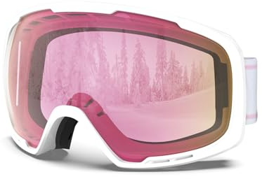 BEACOOL Skibrille SnowboardBrille für Brillenträger Herren Damen Winddicht Brille Anti Fog UV Schutzbrille, Winter Schneebrille, Skibrillen für Skifahren Motorrad Fahrrad Skaten
