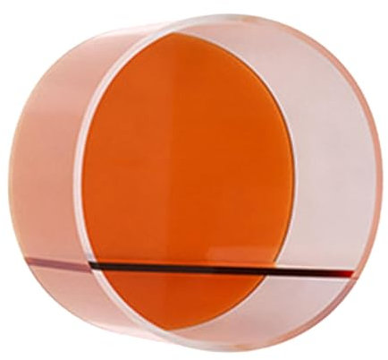 Pitycbo Acryl Vitrine, Kuriositätenkabinett Zum Sammeln von Steinen Und Figuren, Orange