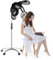 MEHOOSPVN Salon Friseur Trockenhaube 1400W Haartrockenhaube Heizung Trockenhaube Bodenständer für Friseursalon mit Standfuß, 125-160cm höhenverstellbar, einstellbare Temperatur 40-75℃, 60min Schaltuhr