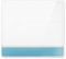 Karinear Plaque Induction Flexizone 3 Feux encastrable avec Verre Blanc et Panneau de Commande Bleu, Table de Cuisson 60 cm avec Booster, Minuterie, Sécurité Enfant, 220V-240V, 6800W sans prise