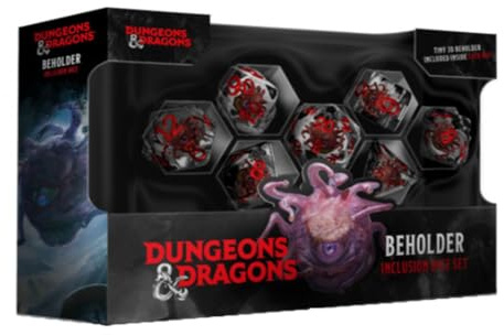 FanRoll Dungeons & Dragons Beholder-Würfel-Set aus Kunstharz