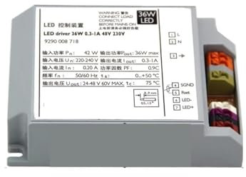 ZMZYELPECB 230 V passend for Philips 6 W 12 W 18 W 25 W 30 W 36 W LED Konstantstrom-Netzteil-Laufwerk for Röhrenlampe Wechselrichter-Vorschaltgerät(18W 0.3A 60V)