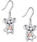 YAFEINI Ratte Ohrringe 925 Sterling Silber Maus Dangle Ohrringe Tier Schmuck Geschenk für Frauen Ratte Liebhaber