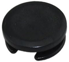 Cover di ricambio per joystick analogica nera con tappo per pollice, compatibile con Nintendo 3DS / 3DS XL / NEW 3DS / NEW 3DS XL / 2DS / NEW 2DS XL