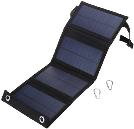 Panel solar plegable USB de 100 W, placa plegable portátil para exteriores, batería de viaje