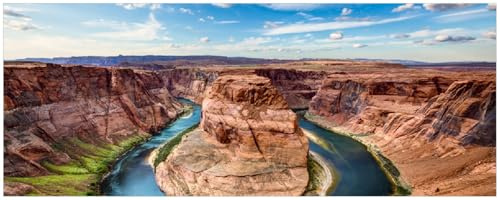Wallario Memoboard aus Glas mit Motiv, Magnet-Tafel in 32 x 80 cm in Premium Qualität Grand Canyon