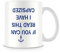 Behind The Glass - Capsized - Printed Funny Mug - Great Gift/Present Idea, Ceramic, 11fl.oz.