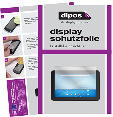 dipos I 2X Schutzfolie klar kompatibel mit 19.0 Zoll 377 x 302 mm Folie Displayschutzfolie