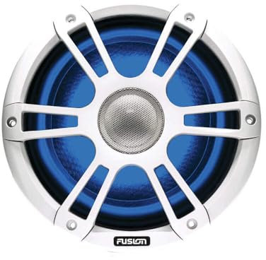 Fusion SG-CL65SPC 6,5 Zoll Marine Lautsprecher mit LED und Chromgrill