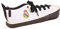 Real Madrid Equipaje para niños, Unisex, Blanca/Negra, 24 cm