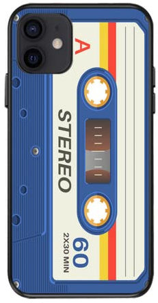 freesiom Coque IPhone 7 Plus/8 Plus Silicone Transparente Motif Originale Souple Radio Video Cassette Camera Drole Retro Vintage 80 Dessin Fantaisie Antichoc Mince Pas Cher
