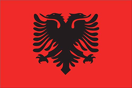 flaggenmeer® Flagge Albanien 120 g/m² ca. 200 x 335 cm