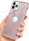 ONEFLOW Glitter Case für iPhone 11 Pro Glitzer Handyhülle mit Kameraschutz, Stylische Hülle Glitzernd, Dünne TPU Schutzhülle für Damen, Glitzerhülle Qi kompatibel, Rosa