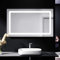 SIRHONA Miroir de Salle de Bains 1000 x 60 cm Miroirs avec LED Illumination cosmétiques muraux, Anti-buée avec éclairage LED - avec Prise Rasoir - lnterrupteur Tactile