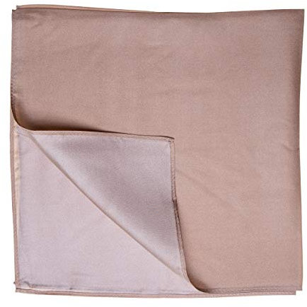 Tinitex Nickituch Seidentuch braun beige Twillseide 53x53cm