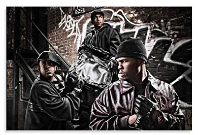 NVHAI Poster auf Leinwand, Motiv: Best Rap Group G Unit, Best Hip Hop, 40 x 60 cm