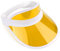 The Fancy Dress® Unisex Retro 80s Neon Sun Visor Hat Headband Cap for Golf Tennis Stag Poker Party (Yellow)
