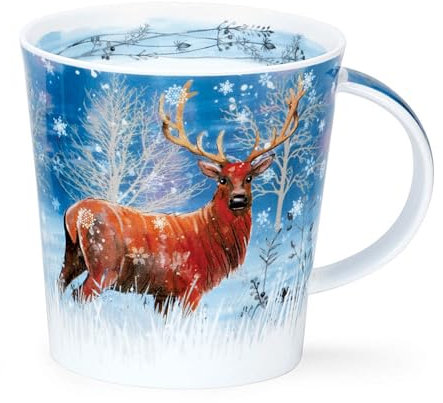 Dunoon Mugs Cairngorm Moonlight Christmas Mug - Stag (CA-MOOL-DE)