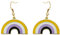 Nonbinary Pride baumelnde Ohrringe Gay & Lesben LGBT Pride Geschenke Regenbogen Schmuck