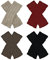 Ruicaifu 4 Paar Fingerlose Handschuhe, Winter Halb Fingerhandschuhe Kurzer Strickhandschuh Wärmer Strick Kurzer Gestrickte Halb Fingerlose Gestrickte Handstulpen(4 Farbe)