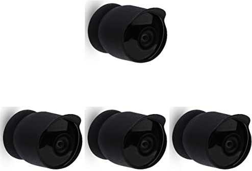 Mobestech 4pcs Outdoor Camera Cover Silicone Camera Rainshade Protector Compatible Nest Weatherproof Protective Housing Case