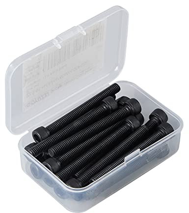 GOYUZZI M5 x 100mm Socket Head Cap Screws Bolts 12.9 Grade Alloy Steel Metric Machine Hex Socket Screw, Black Oxide Finish, Fully Threaded, 10PCS