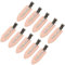 ZEVONDA 10 Stück No Bend Haarspangen - No Crease Haar Pin Curl Clips Make Up Clips Nahtlose Haarspange für Haarstyling Make Up, Rosa *10