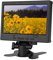 Asixxsix 7 Pulgadas Mini Monitor, 1024x600 TFT LCD de Pantalla portátil de Escritorio de Ordenador con retroiluminación LED y Soporte de Montaje AV HDMI VGA de Entrada para PC TV Raspberry